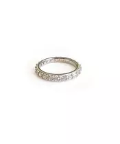 Ring with  Zircons -  Silver 925