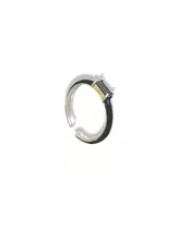 Ring Enamel Black - Silver 925