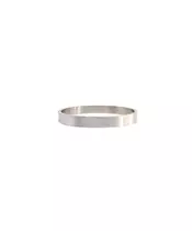 Bangle Solid Minimal - Stainless Steel Silver