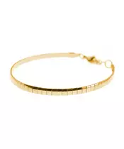 Bracelet Omega - Stainless Steel Gold Plated