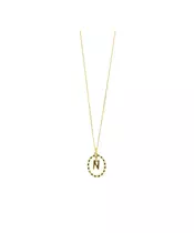 Letter Glow Necklace - 9ct Yellow Gold