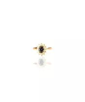 9ct Gold Ring - Diana Style Rose Gold