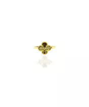 9ct Gold Ring - Four-leaf clover