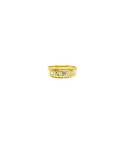 9ct Gold Ring - Five Stones Vintage