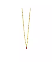 Necklace one Drop - Stainless Steel Gold Plated