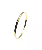 Thick Bangle in 18ct Gold - 6 cm