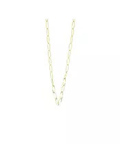 45cm Oval Link Chain - Silver 925 and Gold Plated