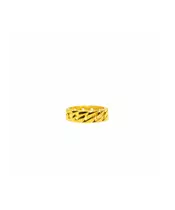 Ring Curb Chain - Silver Gold Plated