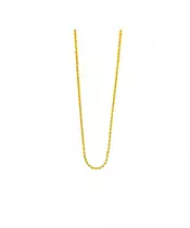 Necklace Rope 40 cm - Silver 925 and Gold Plated