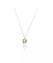 Necklace Earth Globe - Silver 925