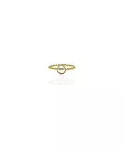 9ct Gold Ring - Twist Pearl