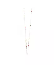 Multicolored stones and pearls Necklace - Silver 925