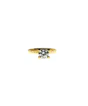 9ct Gold Ring - One Big zircon