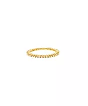 9ct Gold Ring - Full zircons