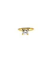 9ct Gold Ring - One Big zircon Simple