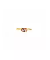 9ct Gold Ring - Oval Baby Pink Stone