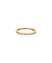 9ct Gold Ring with Zircons