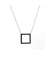 Silver 925 Necklace - Square