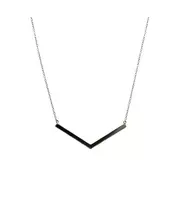 Silver 925 Necklace - V