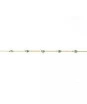 Diamond Cut Balls Bracelet - Silver 925 Gold plated