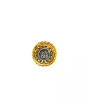 Byzantine Sun Ring - Silver 925 Gold Plated