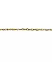 Anklet Bracelet - Stainless Steel Double Color