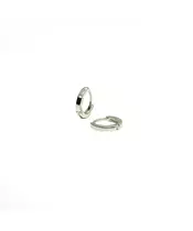 Hoops Mini Thick Square - Silver 925 and Gold Plated - Sterling Silver 925