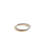 Thin Plain Ring - Silver 925 and Gold Plated