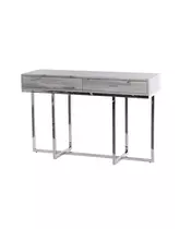 SILVER INOX. CONSOLE WITH MDF TOP