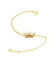 Crown Bracelet - 18ct Gold