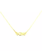 Letters surrounded by hearts - 9ct Gold