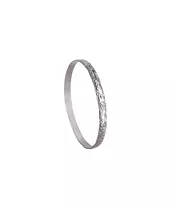 Traditional pattern Bangle bracelet in Silver 925