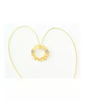 Two Names Necklace  - Pure Gold - 9ct White Gold