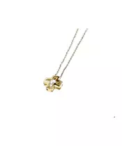 9ct Yellow Gold - Square Cross with zircon