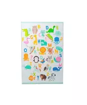 Παιδικό Χαλί με Μοτίβο Ζώα και Γράμματα 130 x 180 cm Hoppline HOP1001235-3