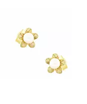 9K GOLD PEARL EARRINGS