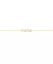 Mama Bracelet Plain - Silver 925 Gold Plated