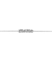 Mama Bracelet with Zircons - Silver 925