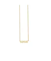 Nona (Godmother) Necklace Plain - Silver 925 Gold Plated