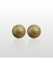 Basket Earrings - Stainless Steel Gold