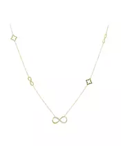 9K GOLD INFINITY NECKLACE