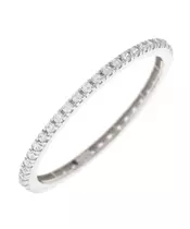 9K WHITE GOLD ETERNITY RING