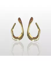 Long Minimal Earrings - Stainless Steel Gold