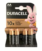 Duracell Alkaline Batteries AA 4pcs