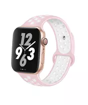 Apple Watch Pink&White Band-Apple Watch SE 44mm
