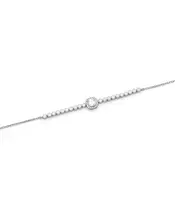 Half-Tennis Bracelet with Zircons - Silver 925