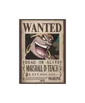 ABYSSE ONE PIECE - WANTED BLACKBEARD POSTER CHIBI (52X38cm)
