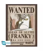 ABYSSE ONE PIECE - WANTED FRANKY POSTER CHIBI (52X38cm)
