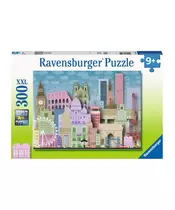RAVENSBURGER PUZZLE : EUROPEAN CITIES XXL 300 PCS