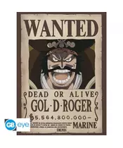 ABYSSE ONE PIECE - WANTED GOL.D.ROGER POSTER CHIBI (52X38cm)